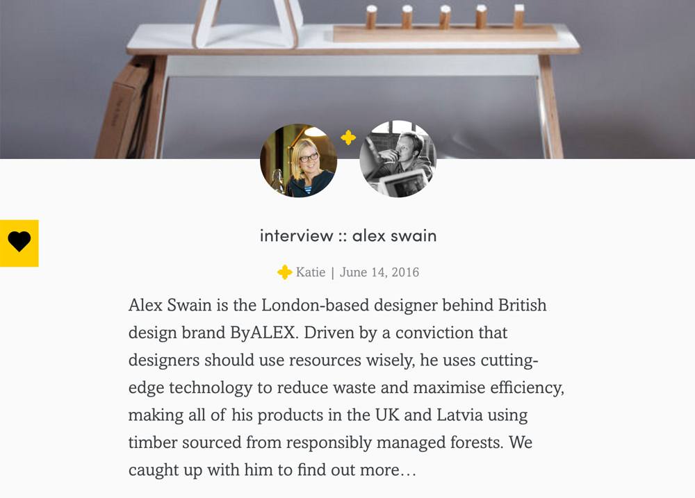 ByALEX Interview with Design Geek